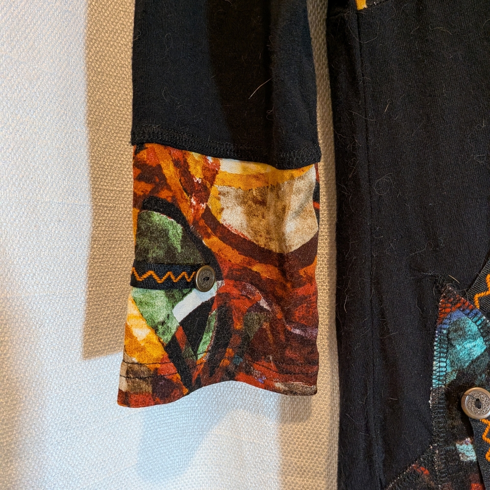 Linea Domani Multi Color Abstract Tunic - Picture 6 of 12